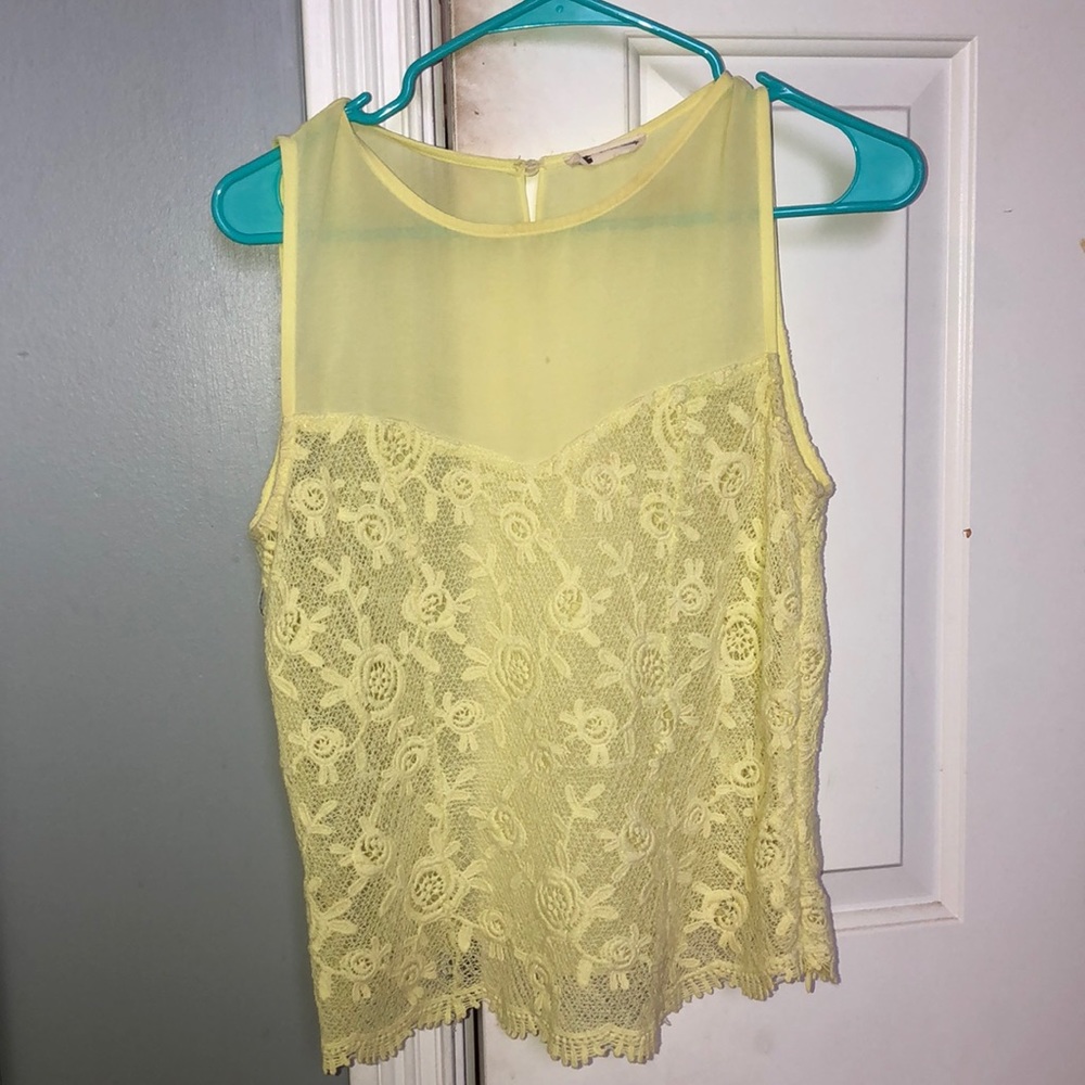 Yellow tank top
